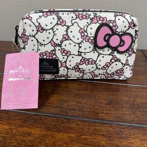 Impressions Hello Kitty Pink and White Pouch